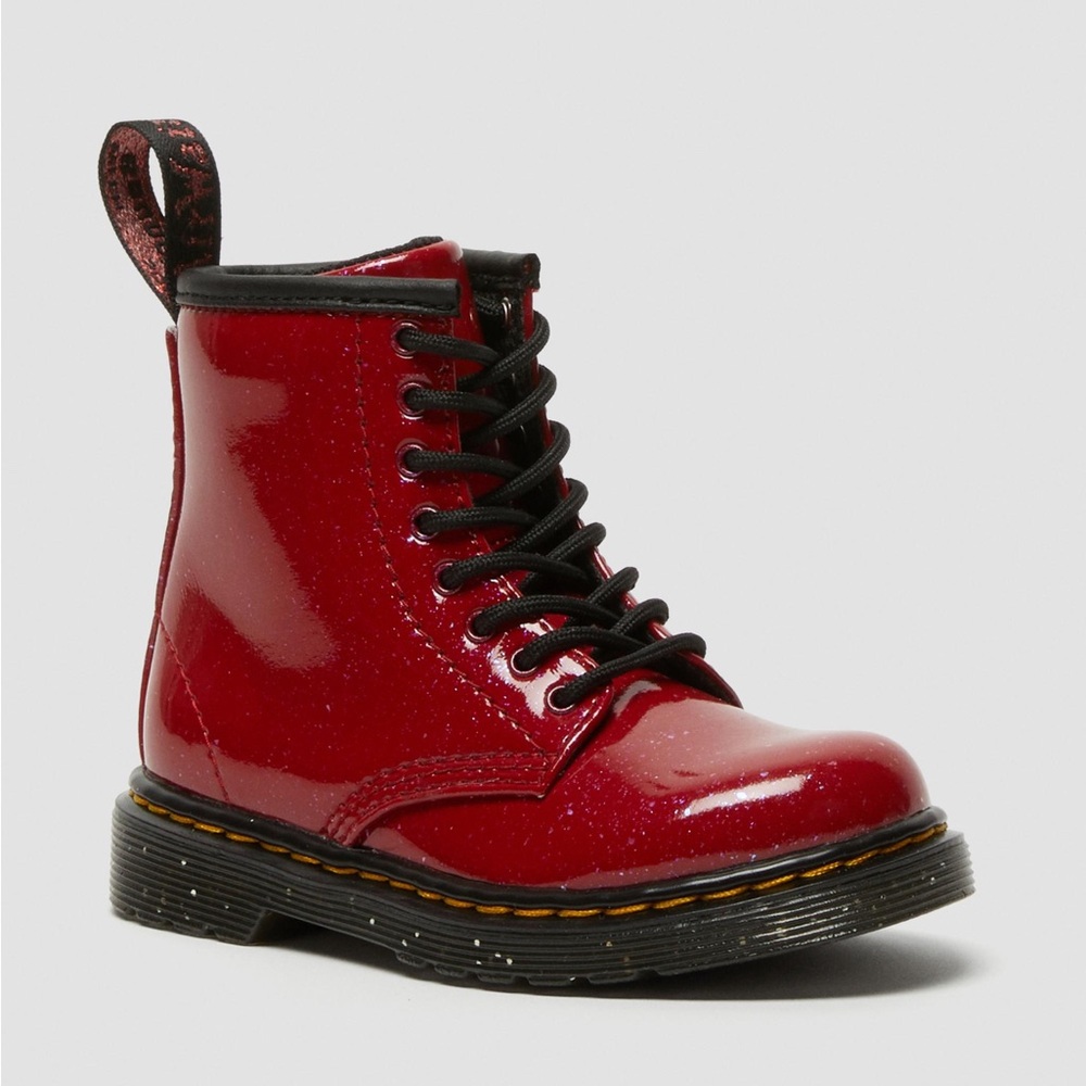 Dr. Martens Toddler Girl 1460 Glitter Lace Up Boots